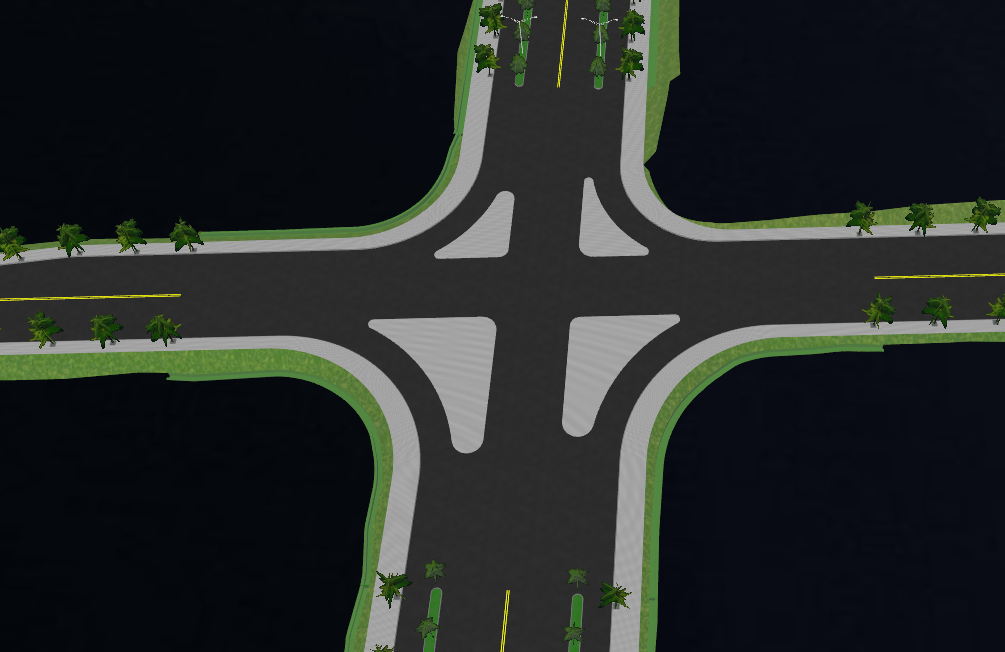 鸿业道路设计交叉口导流岛设计方法
