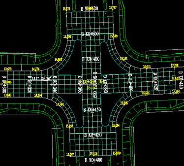 鸿业道路设计交叉口竖向设计教程