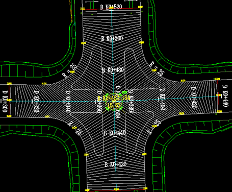 鸿业道路设计交叉口竖向设计教程